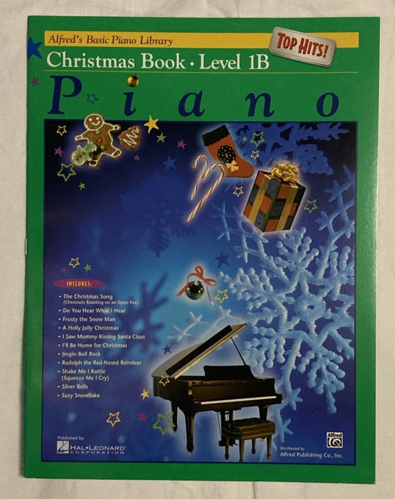 Alfred's Basic Piano Library Christmas Book Level 1B