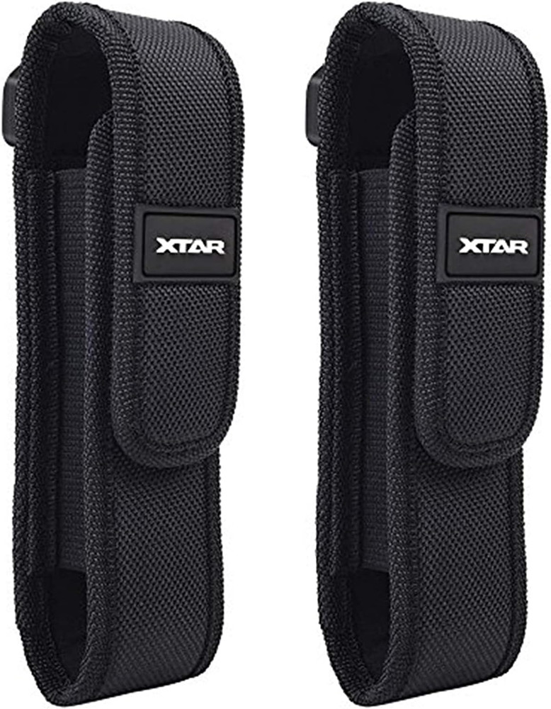 2-Pack Flashlight Pouch Holster Holder for 5"-6.5" Flash Light Compatible with F