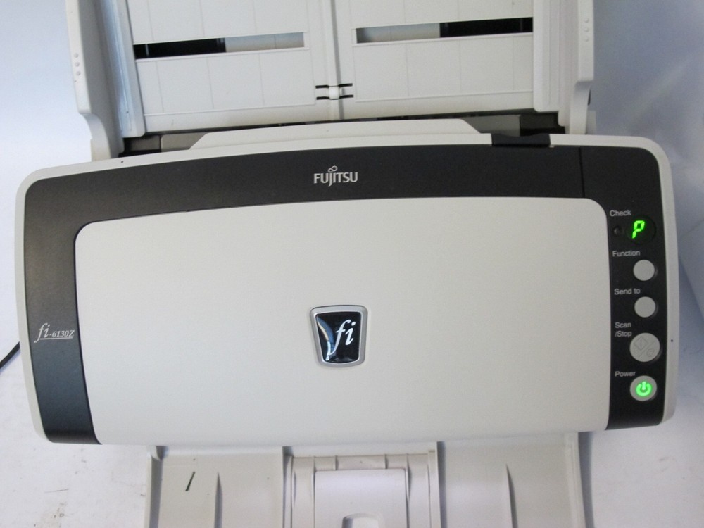Fujitsu High Speed USB Document Scanner for Bulk Scanning FI-6130Z + A/C