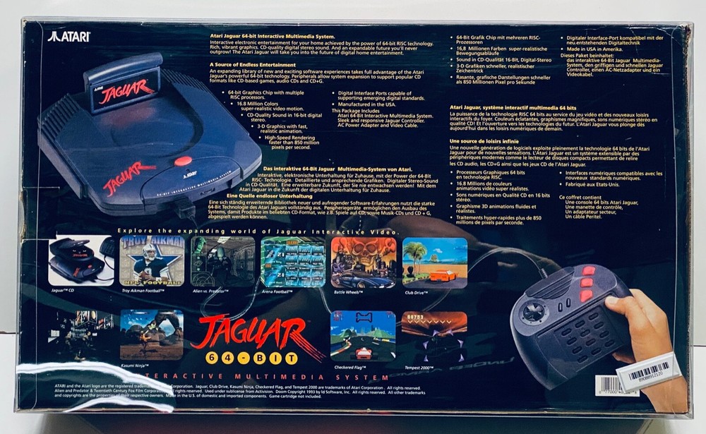 1 Console Box Protector ATARI JAGUAR Custom Made Clear Display Case .50mm PET