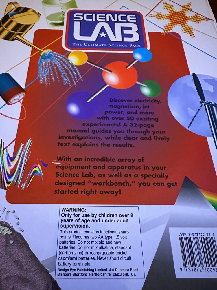 Science Lab The Ultimate Science Pack Components For Over 50 Science Experiments