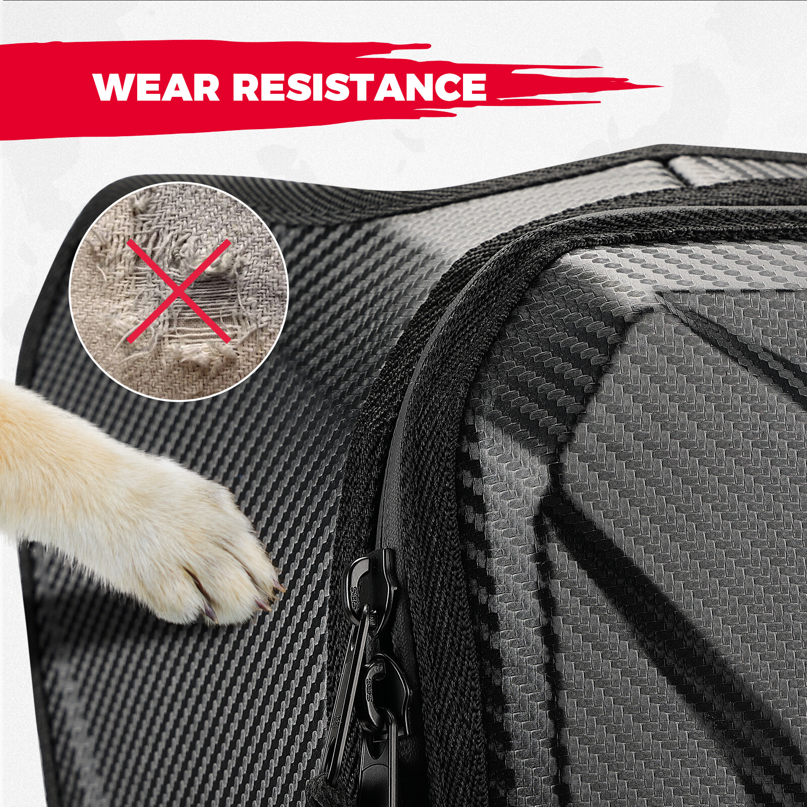 KEMIMOTO 2884992 Center Console Bag Storage For Polaris Slingshot SL S 2020-2023