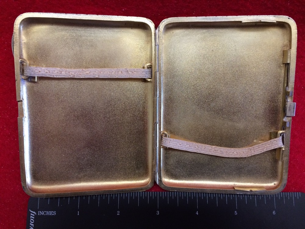 ANTIQUE RUSSIAN STERLING SILVER CIGARETTE CASE - 228 GRAM