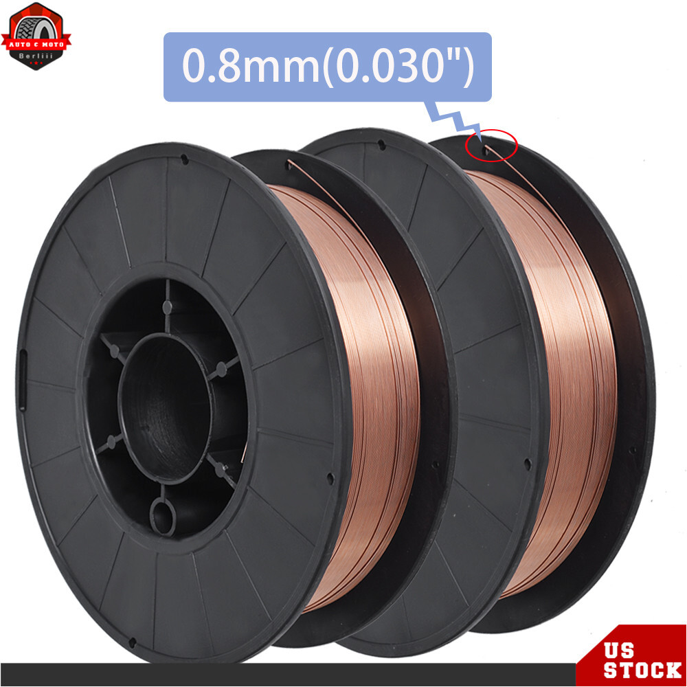 11-lb Roll 2Pack ER70S-6 .030" (0.8mm) Mild Steel MIG Welding Wire