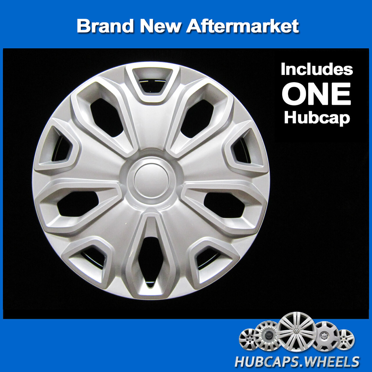NEW Hubcap for Ford Transit 150, 250, 350 2015-2022 Premium Replica 16" Silver