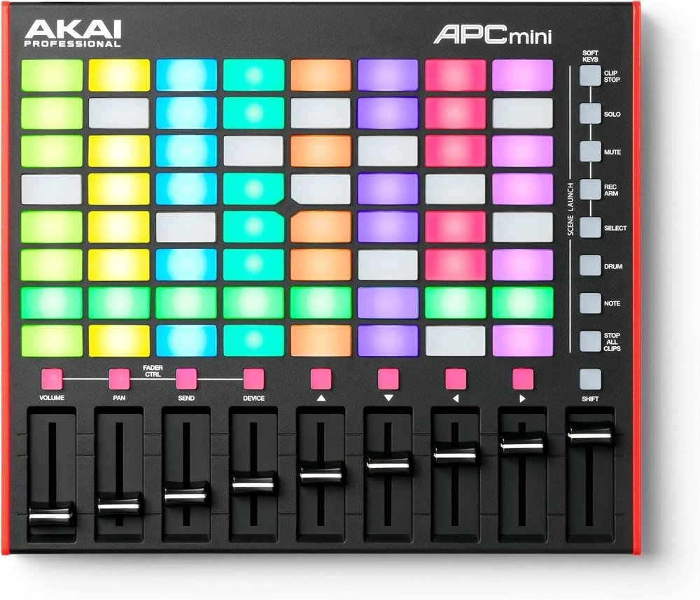 APC Mini MK2 Pad Controller - Ableton Live Lite, 64 RGB Pads-