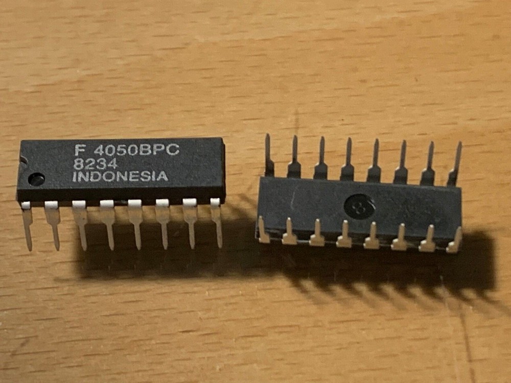 4050BPC - FAIRCHILD IC - Hex non-inverting buffer, DIP-16