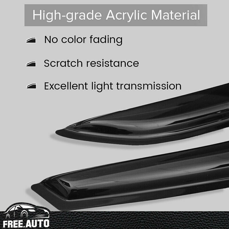 For 04-09 Toyota Prius Window Visor Vent Sun Rain Deflector Guard 4PCS Set