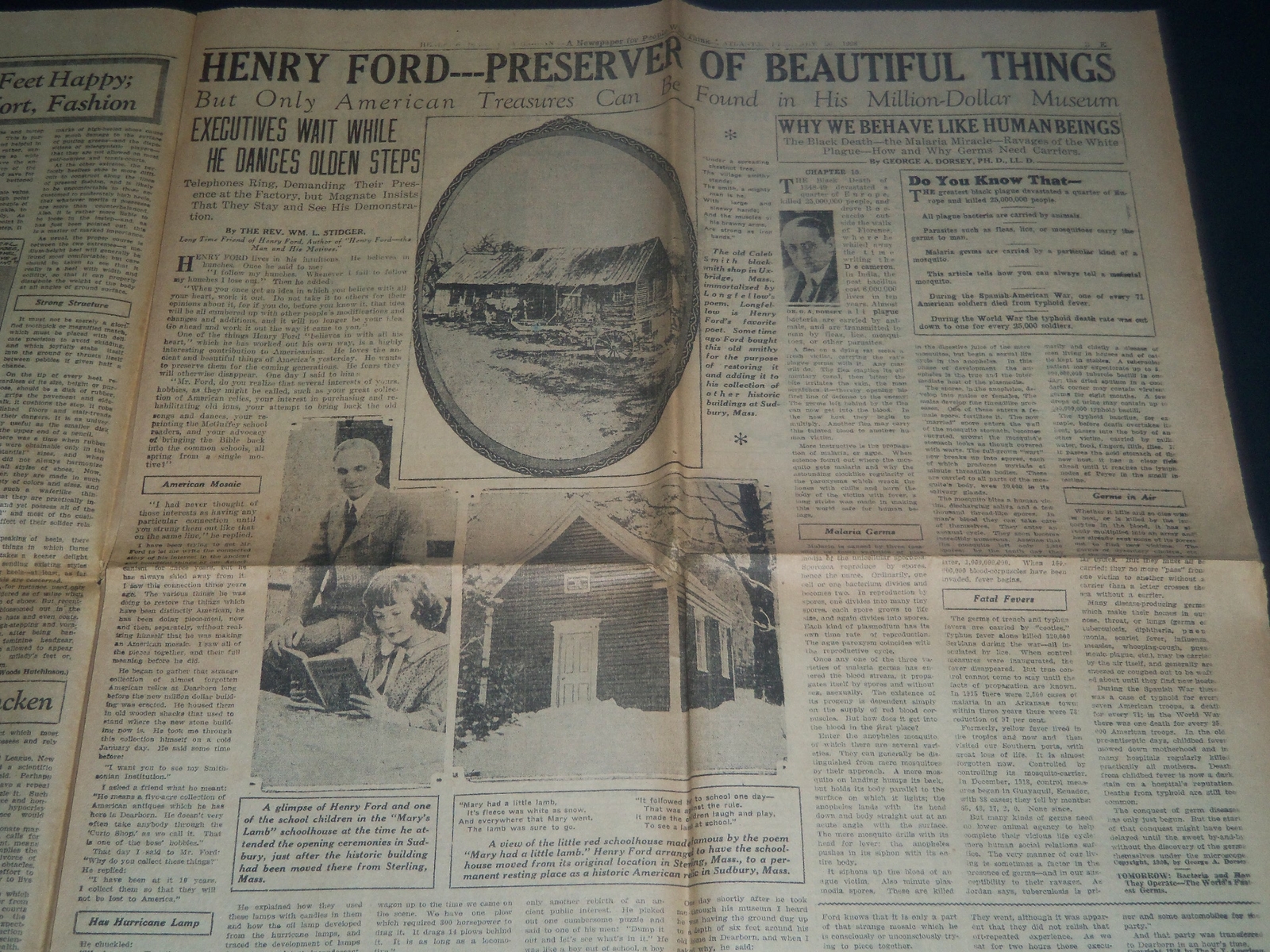 1928 FEBRUARY 26 HEARST SUNDAY AMERICAN - LINDSEY REPLIES TO MENCKEN - NP 3907