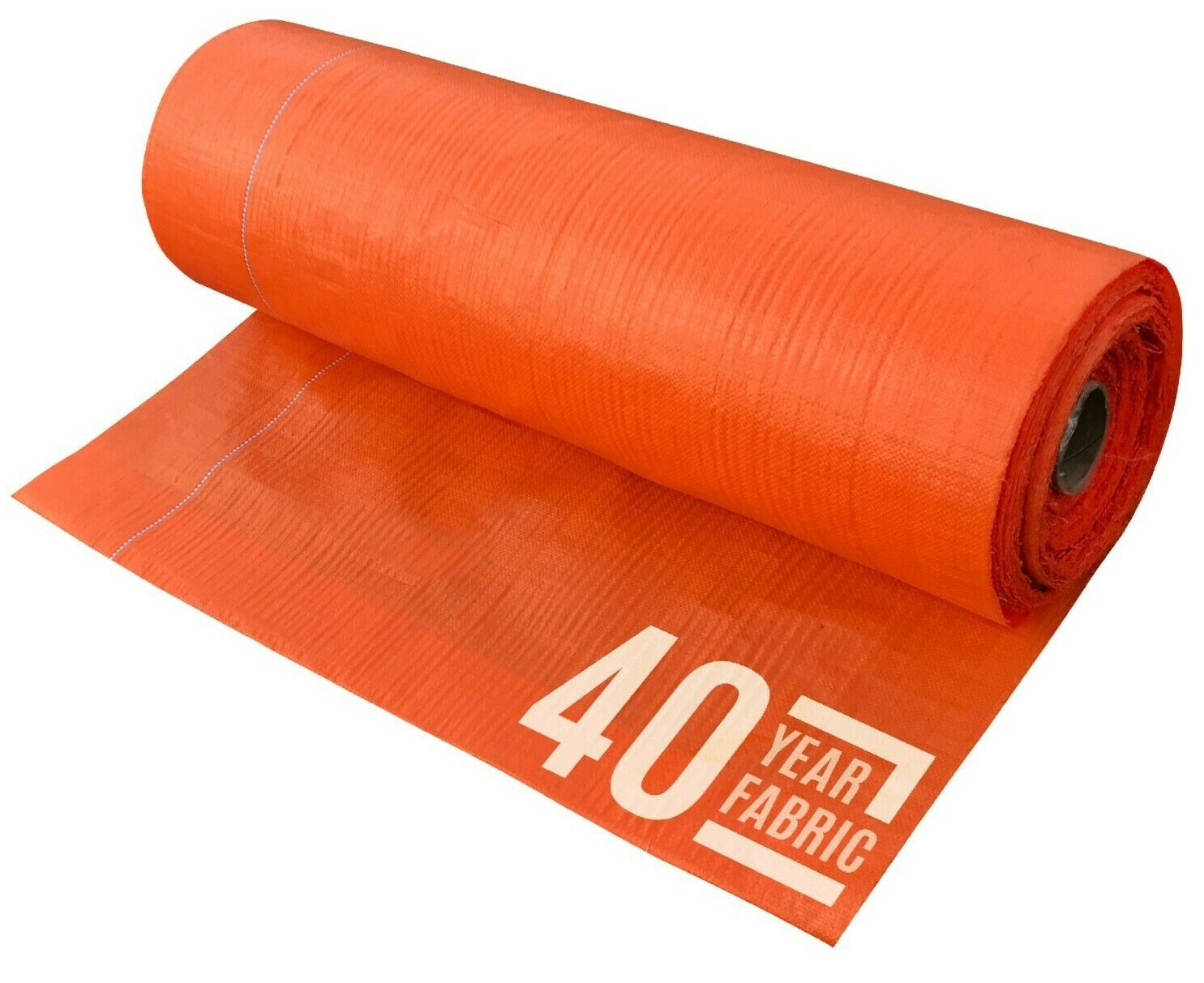 40 Year - Landscape Fabric - Orange Ground Cover Weed Barrier Control