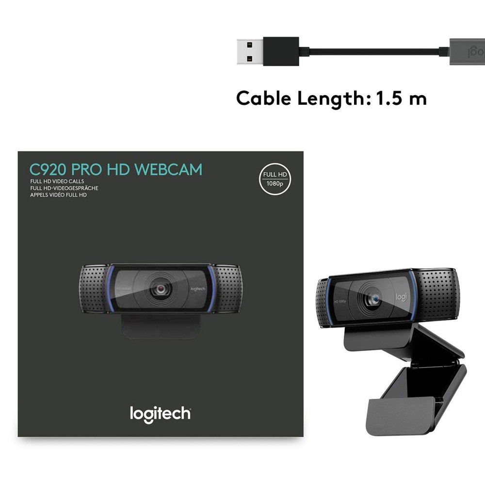 Logitech C920s HD Pro Webcam