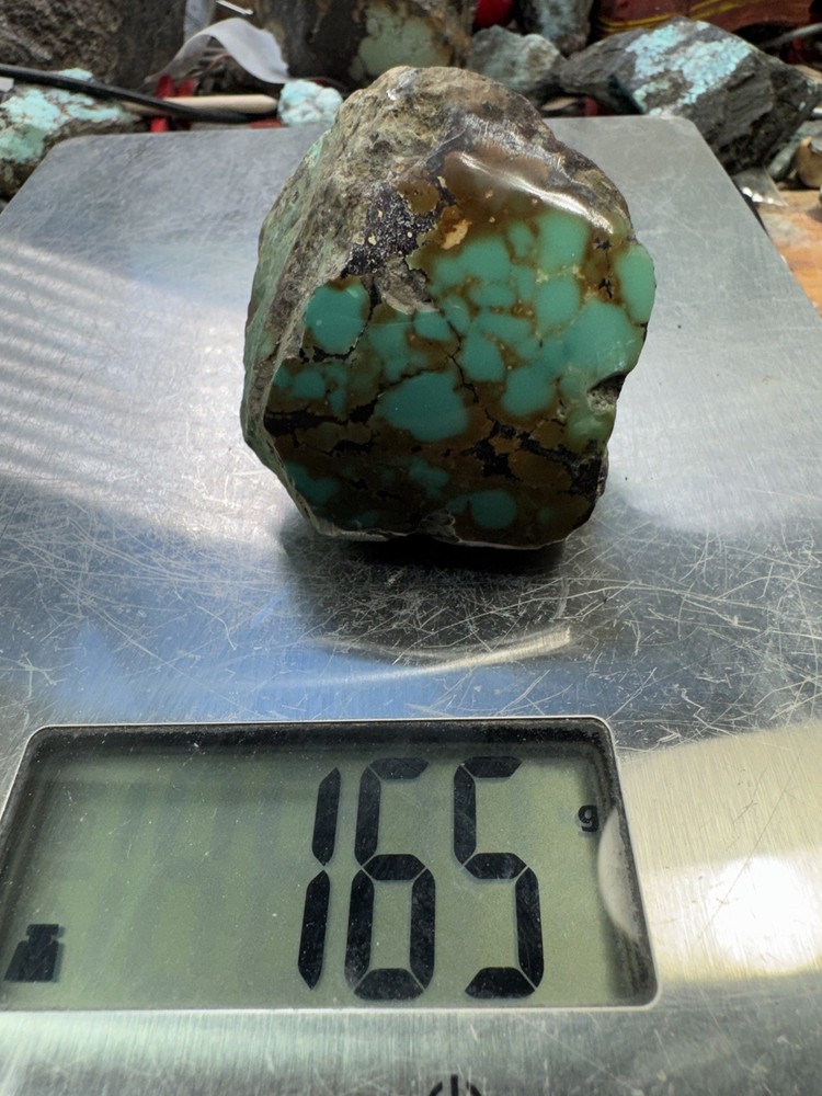 Hubei turquoise stabilized great multi color and pattern very hard material