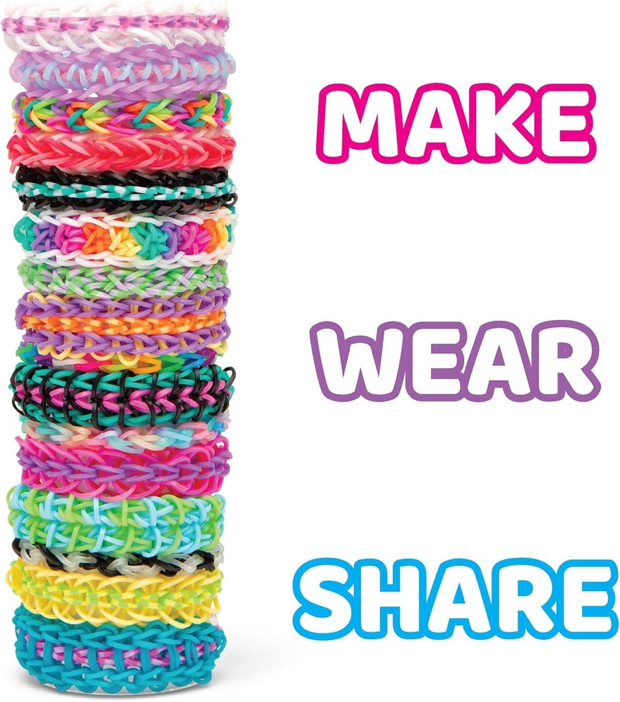 Rainbow Loom MEGA Combo Set, Features 7000+ Colorful Rubber Mega, Multicolor