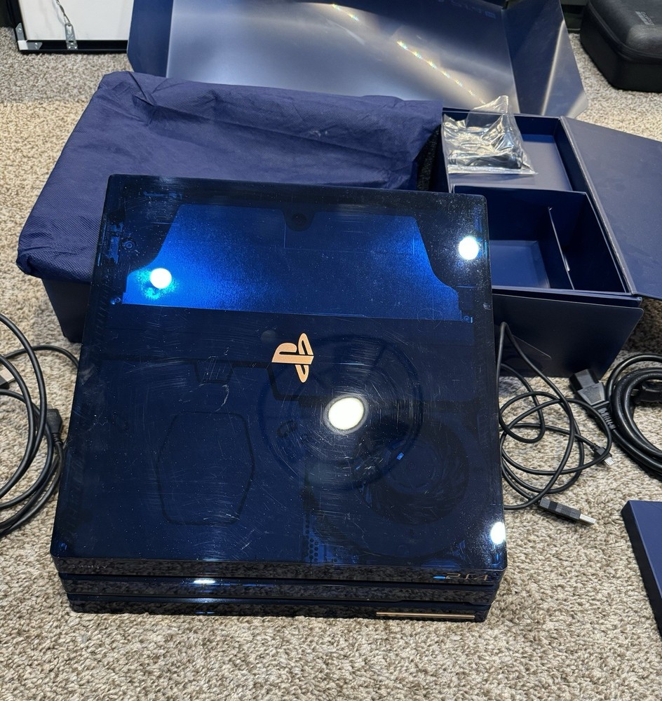 Sony PS4 Pro 500 Million Limited Edition Console Bundle with sealed headset