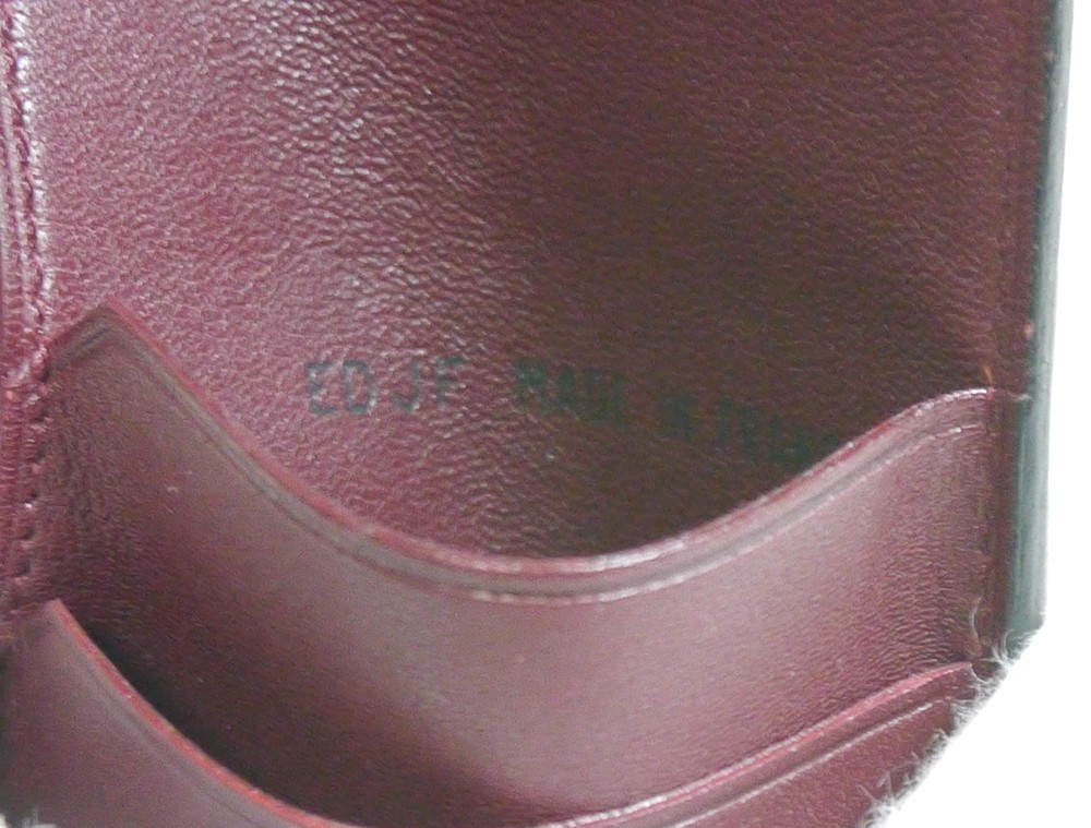 Authentic Cartier Notebook cover Leather #5245