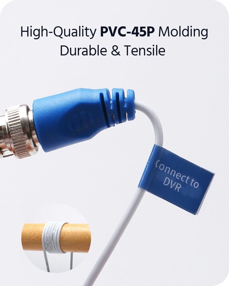ANNKE 100ft/30m Power Extention Cable Surveillance for CCTV DVR Camera System