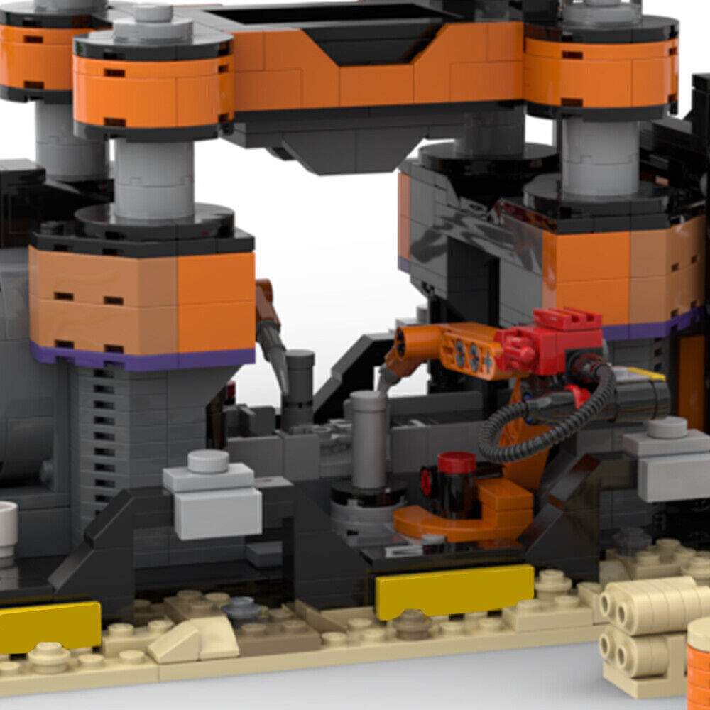 Modubrix Mocs Building Block Satisfactory Constructor Sets Bricks Toys Kits Gift