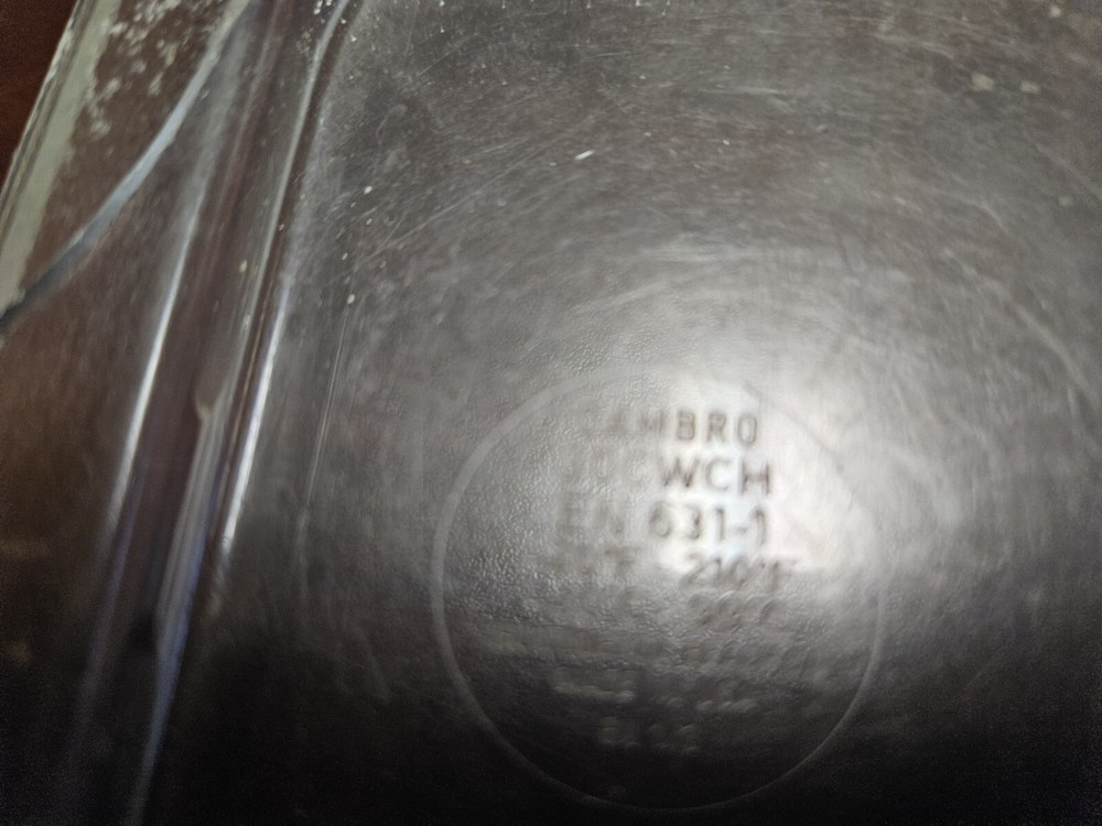Cambro 1/3 Clear, Plastic Lid for Makeline Pan