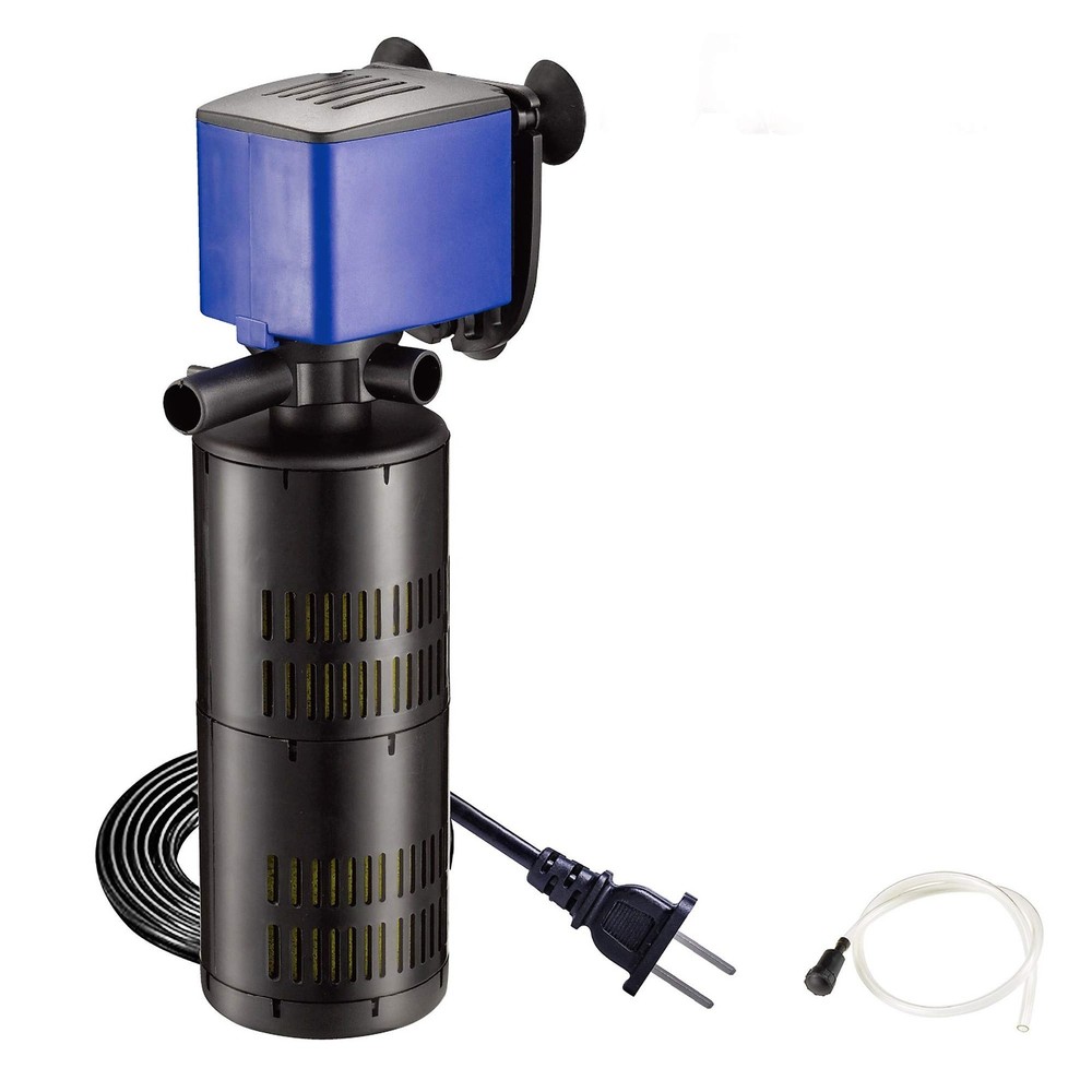 JAJALE 320 GPH Internal Filter 320 Filter, Blue; 1 Pack