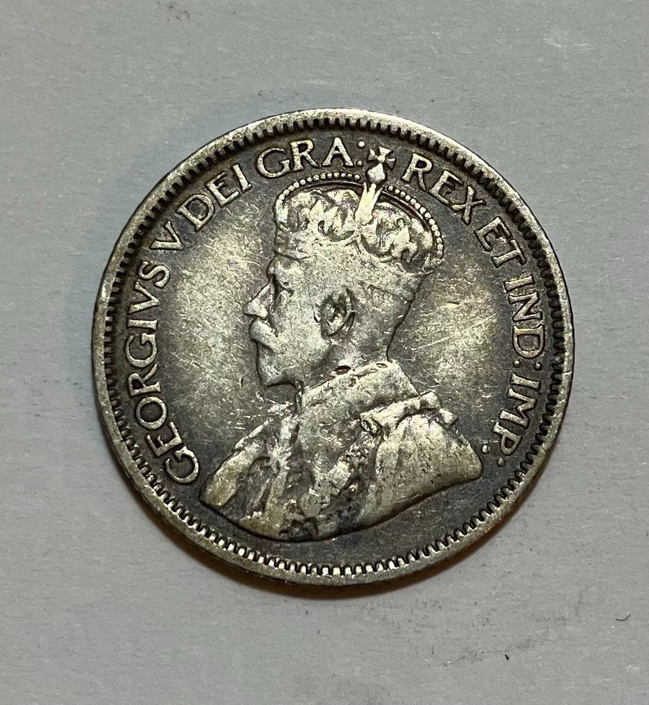 1918 Canada Silver 10 Cents