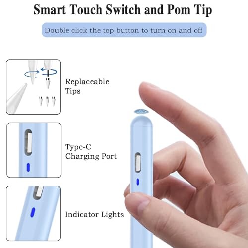 Stylus Pen for Android Tablet,Tablet Pencil for Gradient Blue