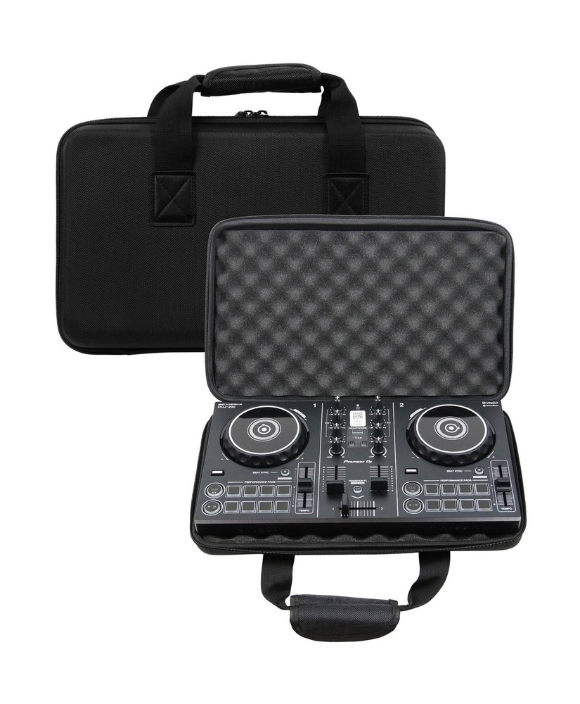 Pioneer DJ AlphaTheta DDJ-FLX2 Compact 2-Channel DJ Controller Bundle with Ca...