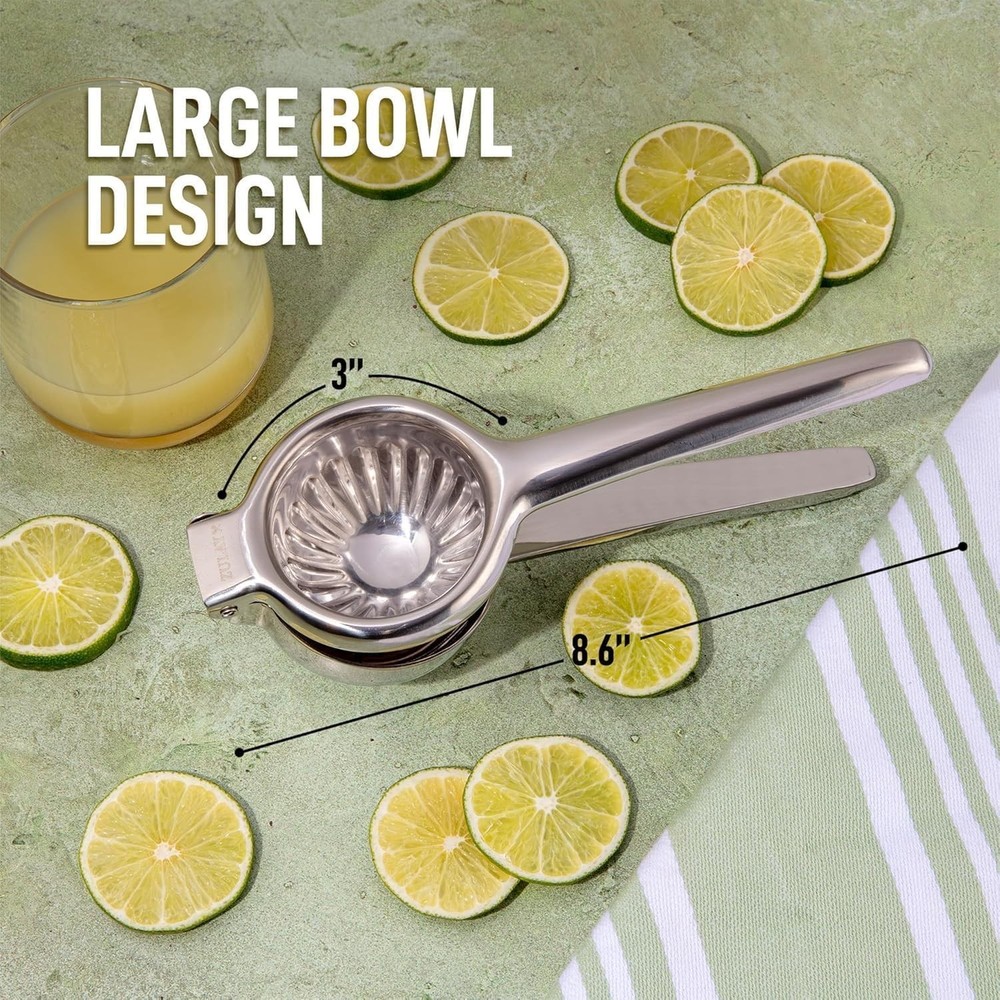 Lemon Squeezer Stainless Steel with Quality Heavy Duty Solid Metal Squee