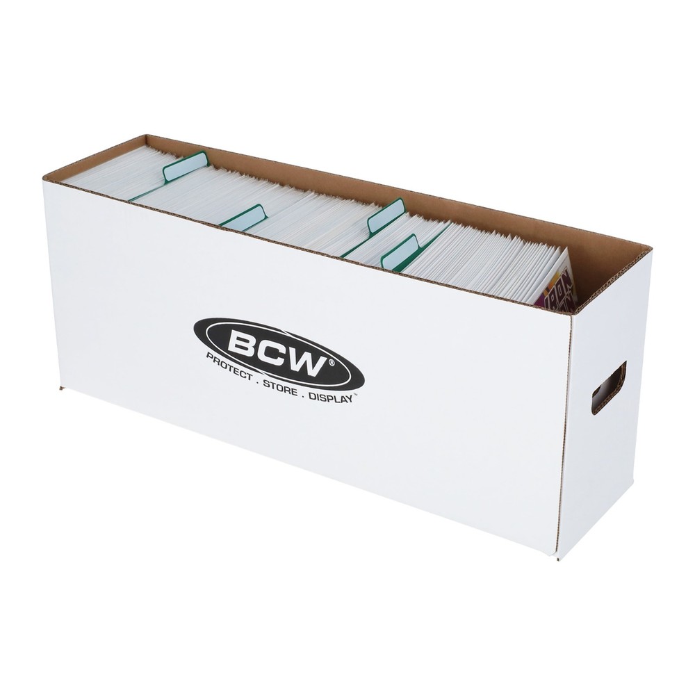 Bundle / 10 BCW Long Cardboard Comic Book Storage Boxes Box Holds 250-300 Comics