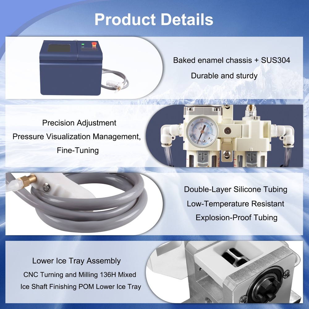 Mini Dry Ice Blasting Machine Cleaning Machine For PCB Burrs Remove Portable