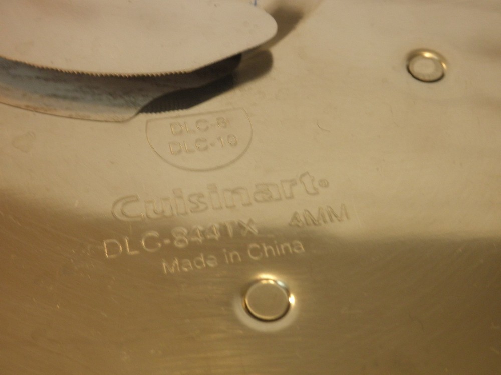 Cuisinart Replacement Disc DLC-844TX 4mm Slicer