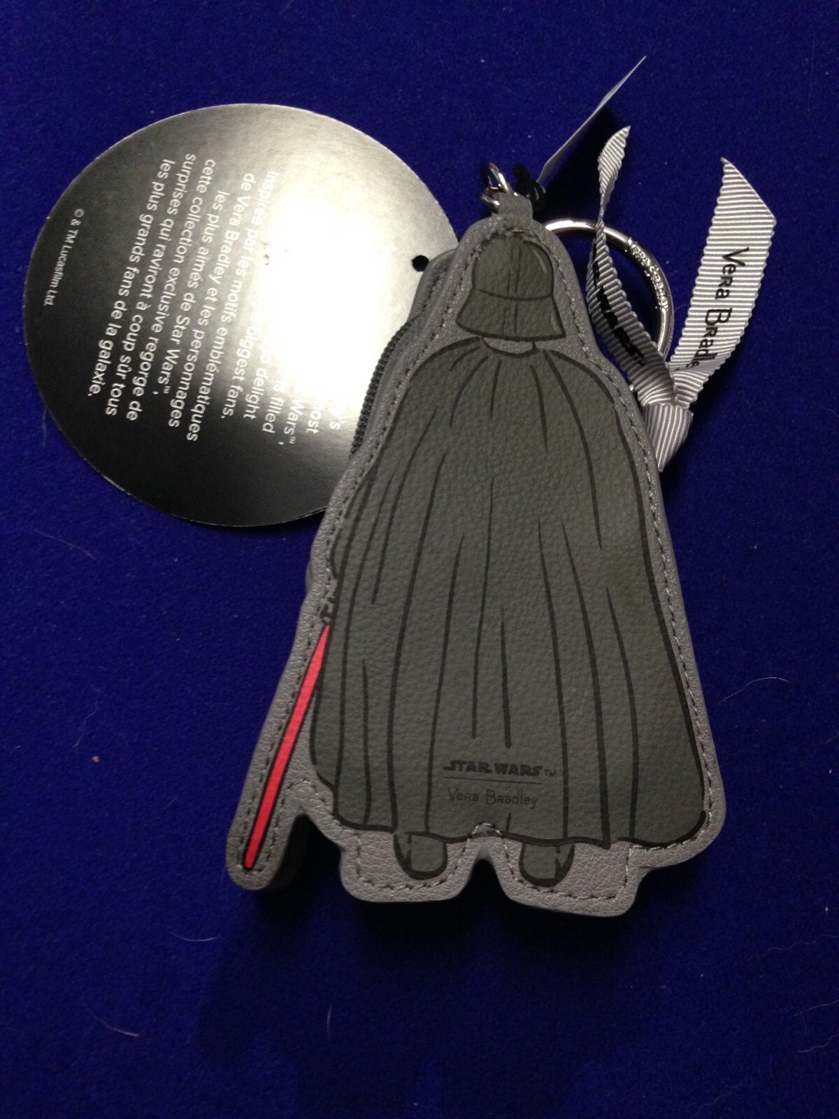 2022 Disney Vera Bradley Star Wars Darth Vader Bag Charm AirPod Case Coin Purse