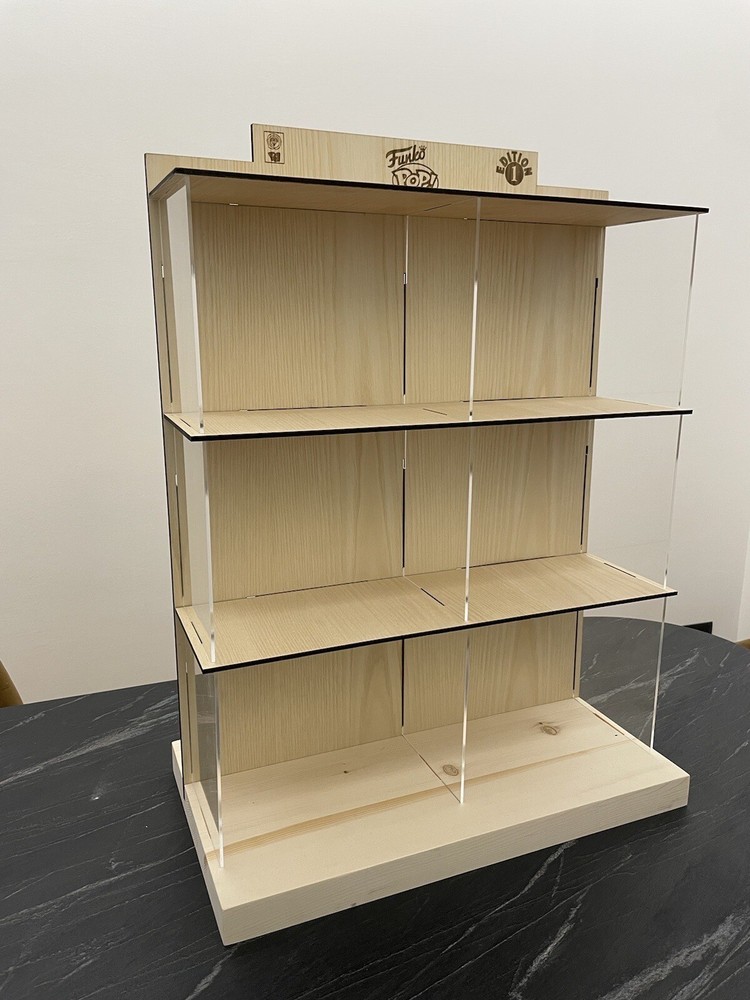Funko Pop Card Box Dispenser Handmade Display Case Multipurpose Display Case Library