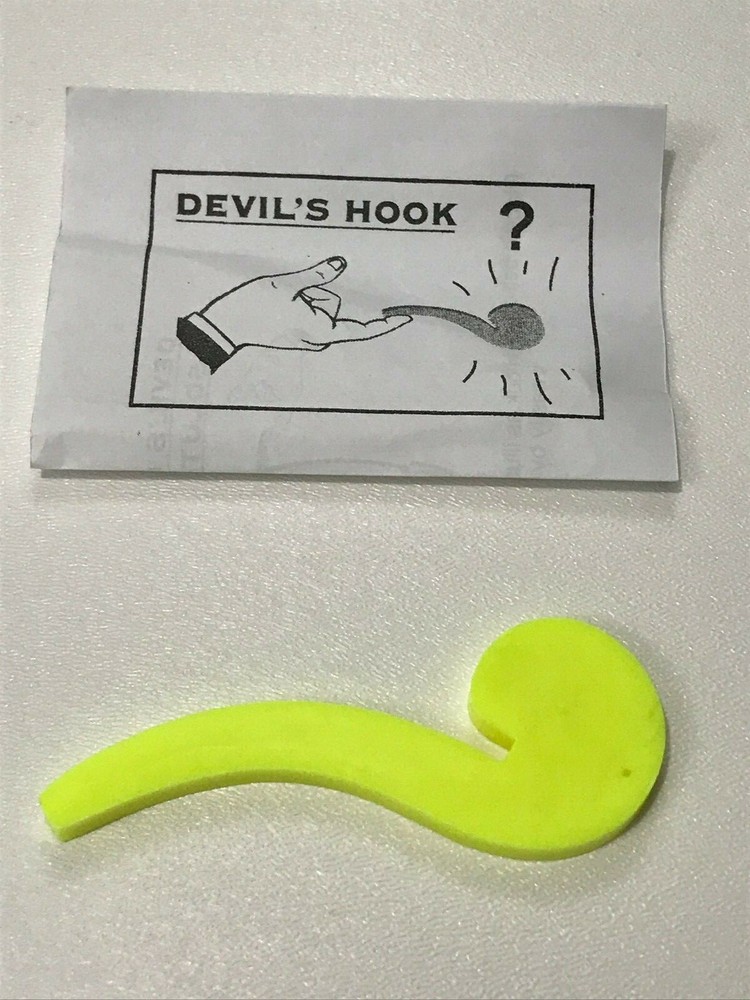 Close Up Classical Devil's Hook Balancing Magician's Hook on Finger Magic Trick