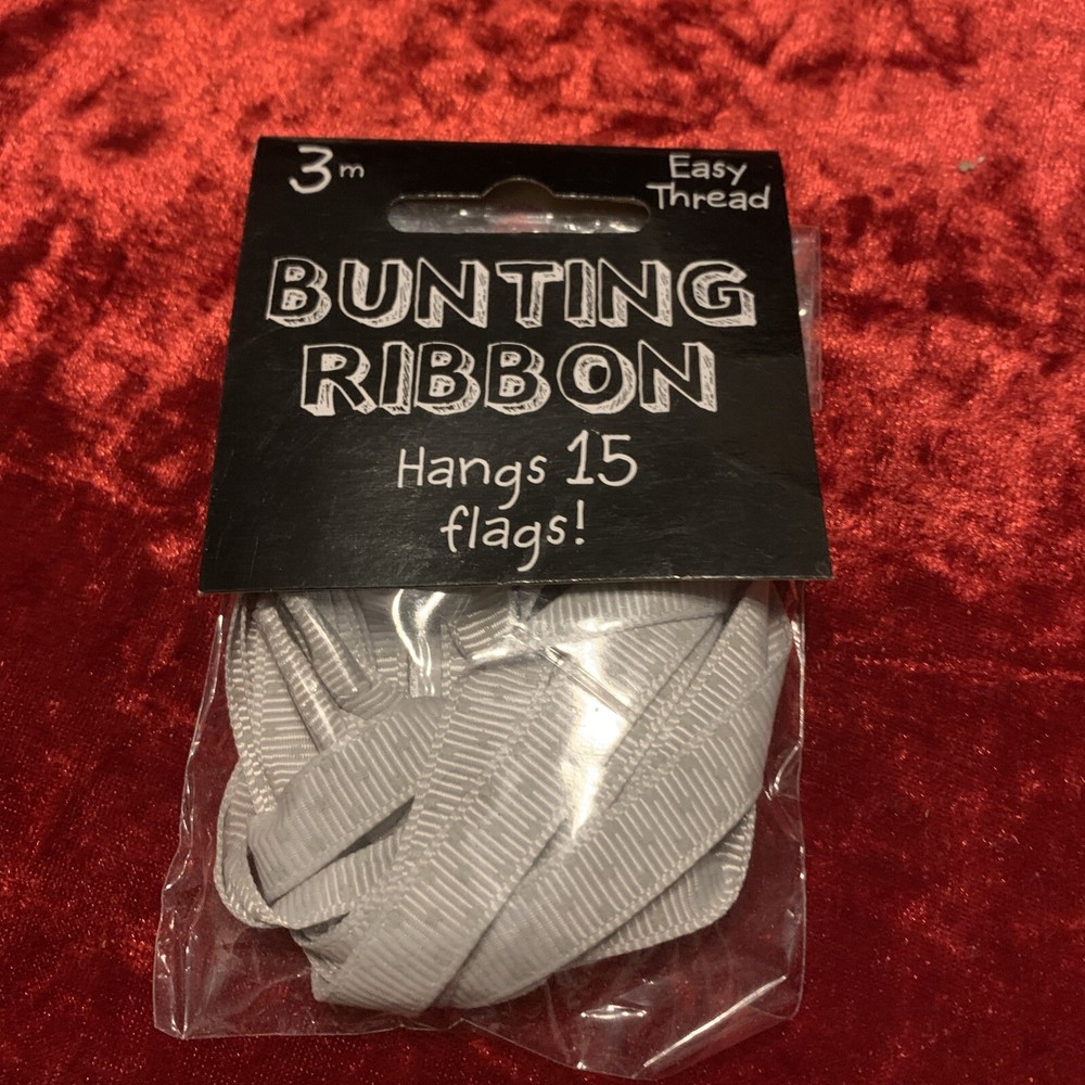 Bunting Ribbon Gray