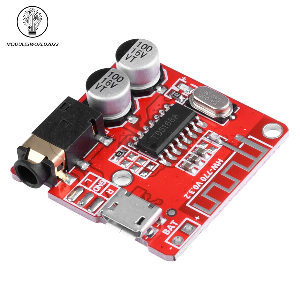 Bluetooth 5.0 MP3 Lossless Decoder Board Amplifier Module Audio Receiver Board