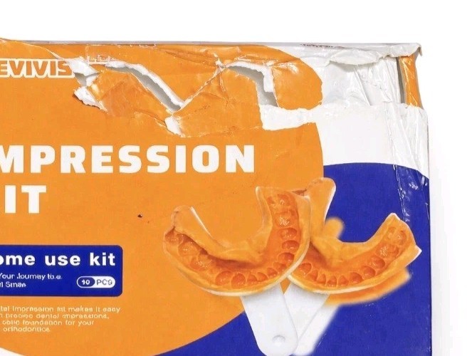 🦷 ⭐ Dental Impression Kit for Custom Retainers Upper & Lower Set