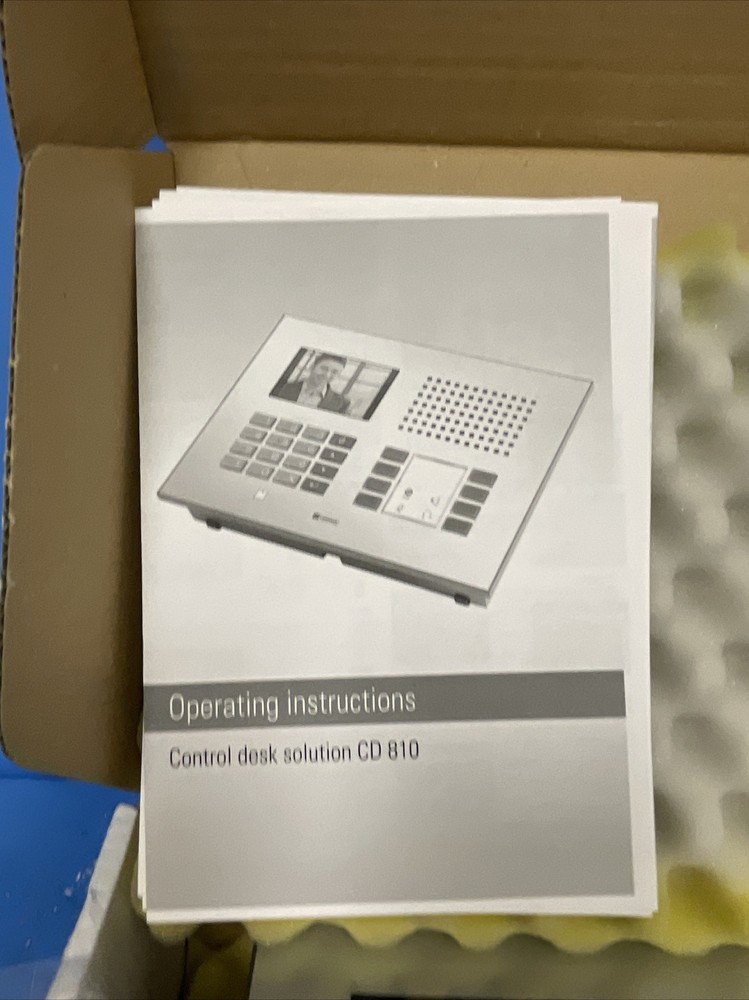 COMMEND CD 810 CONTROL DESK BASE TERMINAL TFT SOLUTIONS CD810PI