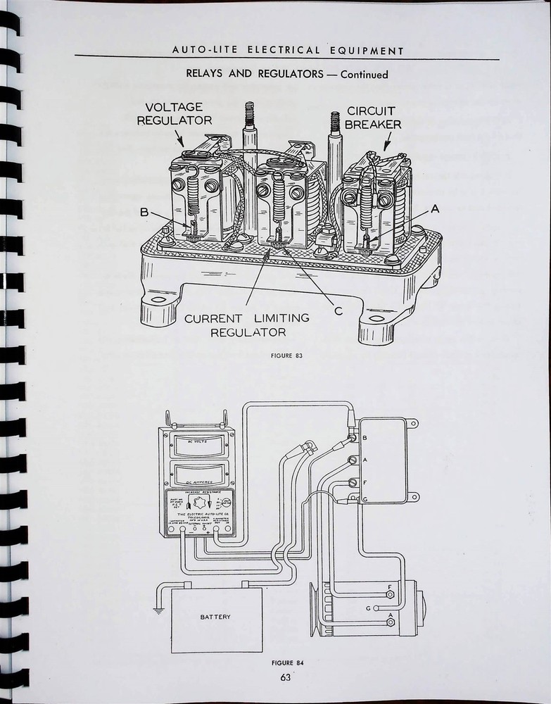 Auto-Lite Distributors Generators Starters Regulators Service Repair Manual