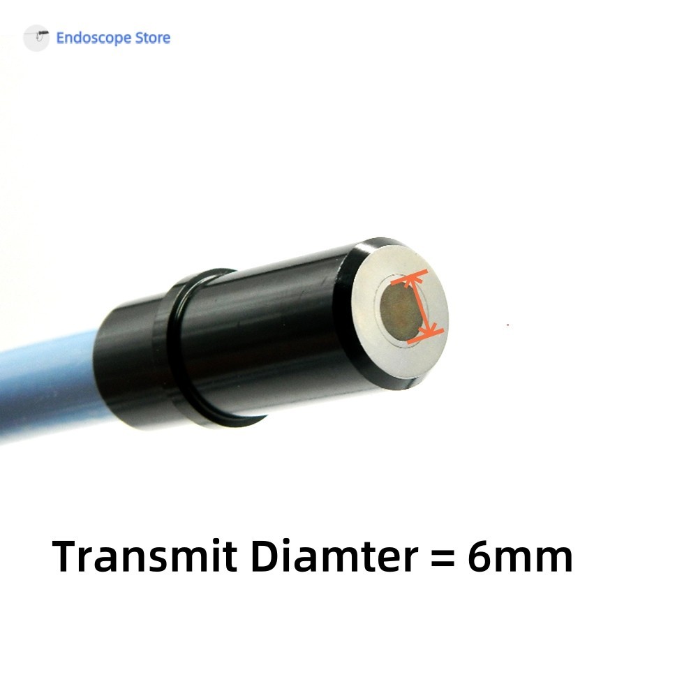 Medical Endoscope Microscope Microscopy Light Source Fiber Cable 6mm