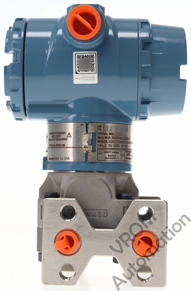 Surplus Rosemount 3051CD3A02A1AH2B9E5L4M5 3051 Coplanar Pressure Transmitter