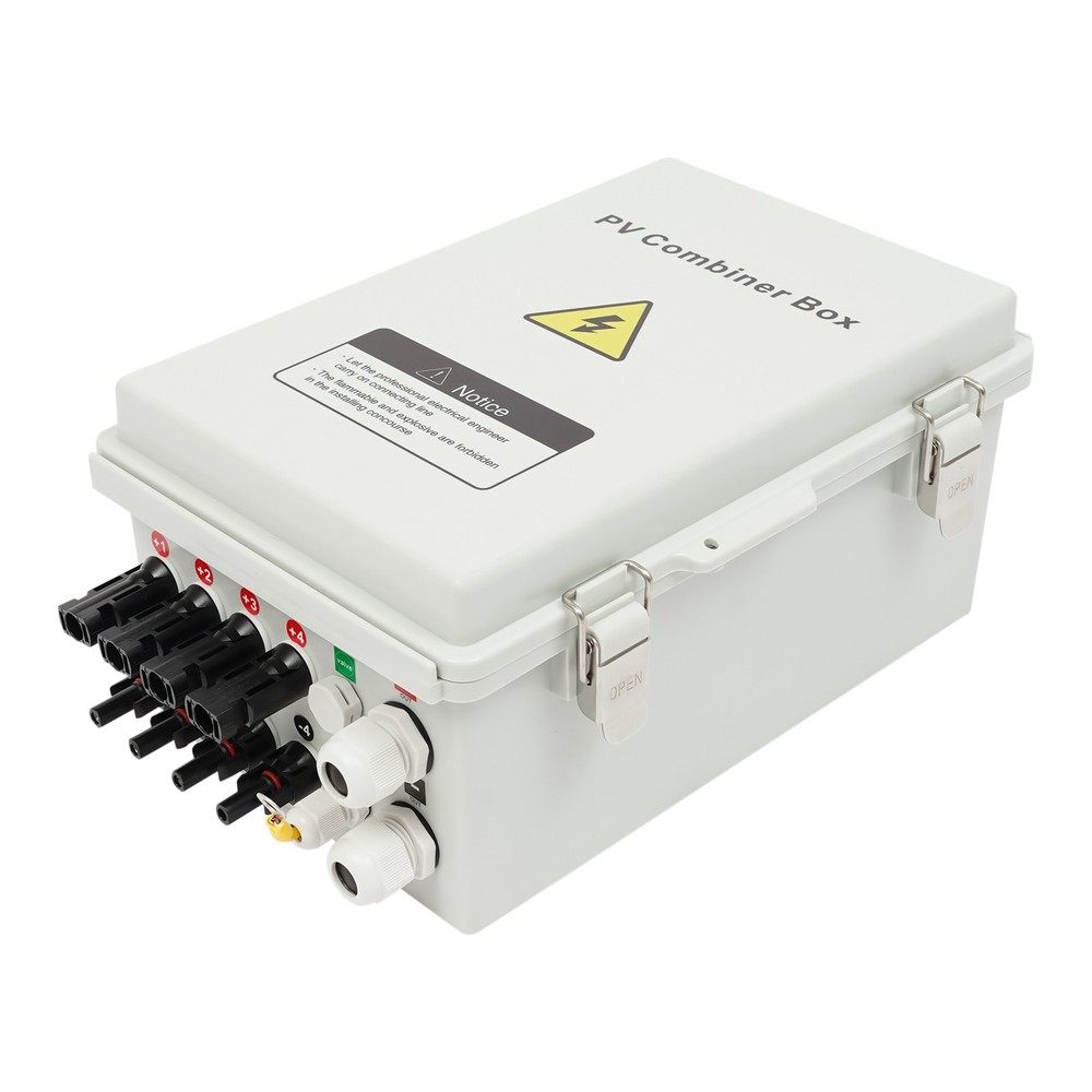 4String Waterproof Solar PV Combiner Box 63A Circuit Breaker Solar Panel System