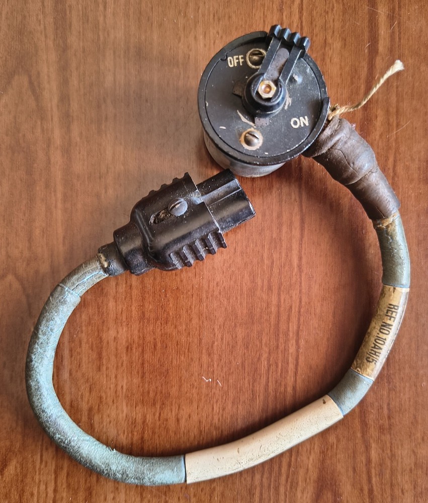 WW2 British Microphone H For Oxygen Mask