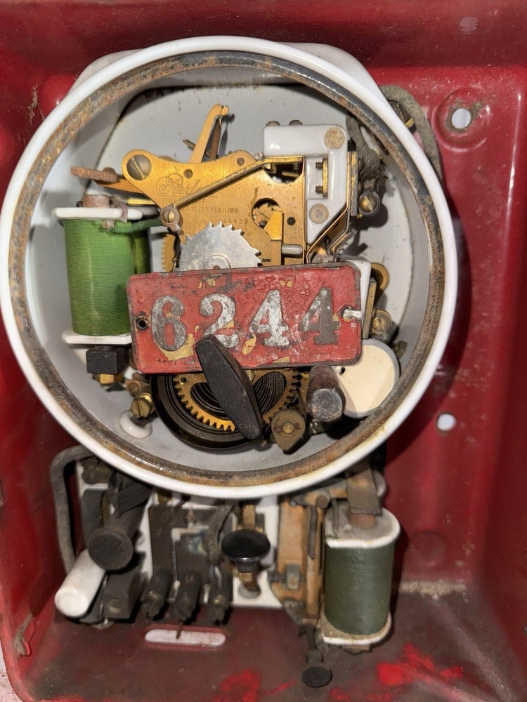 Gamewell Peerless Fire Alarm Box Mechanism, Working