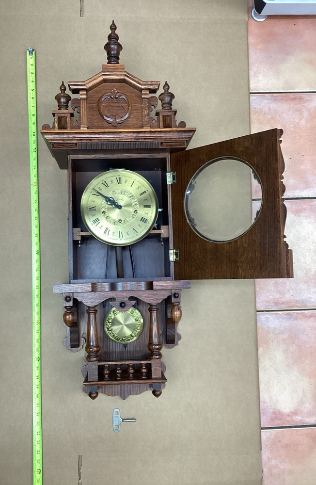 Fauch vintage German triple chime clock