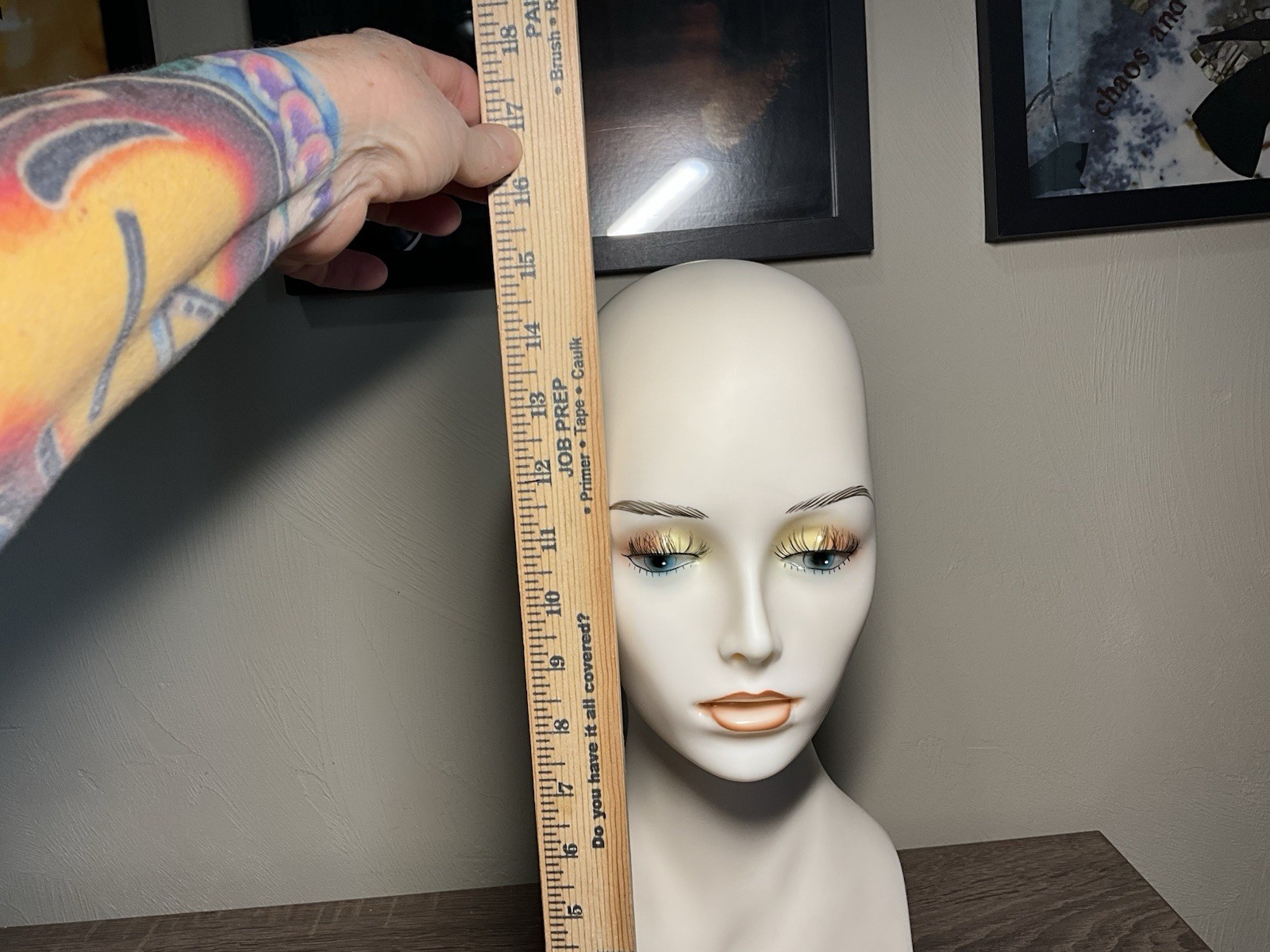 Female Mannequin Head for Wig Training and Display Hat Stand Holder *A*