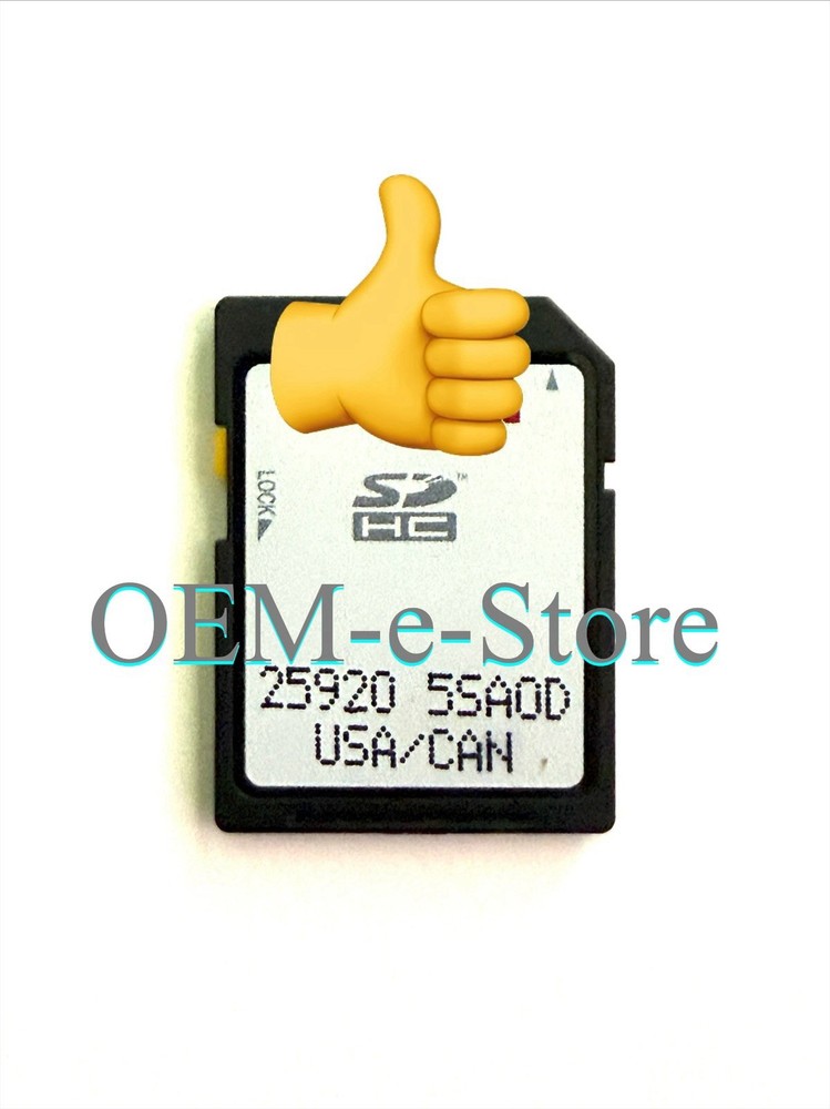 Genuine Navigation DATA Memory SD Card U.S CAN Map # 5SA0D Fit Some 2018 Leaf EV