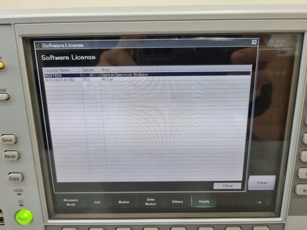 Anritsu MS9740A Optical Spectrum Analyzer