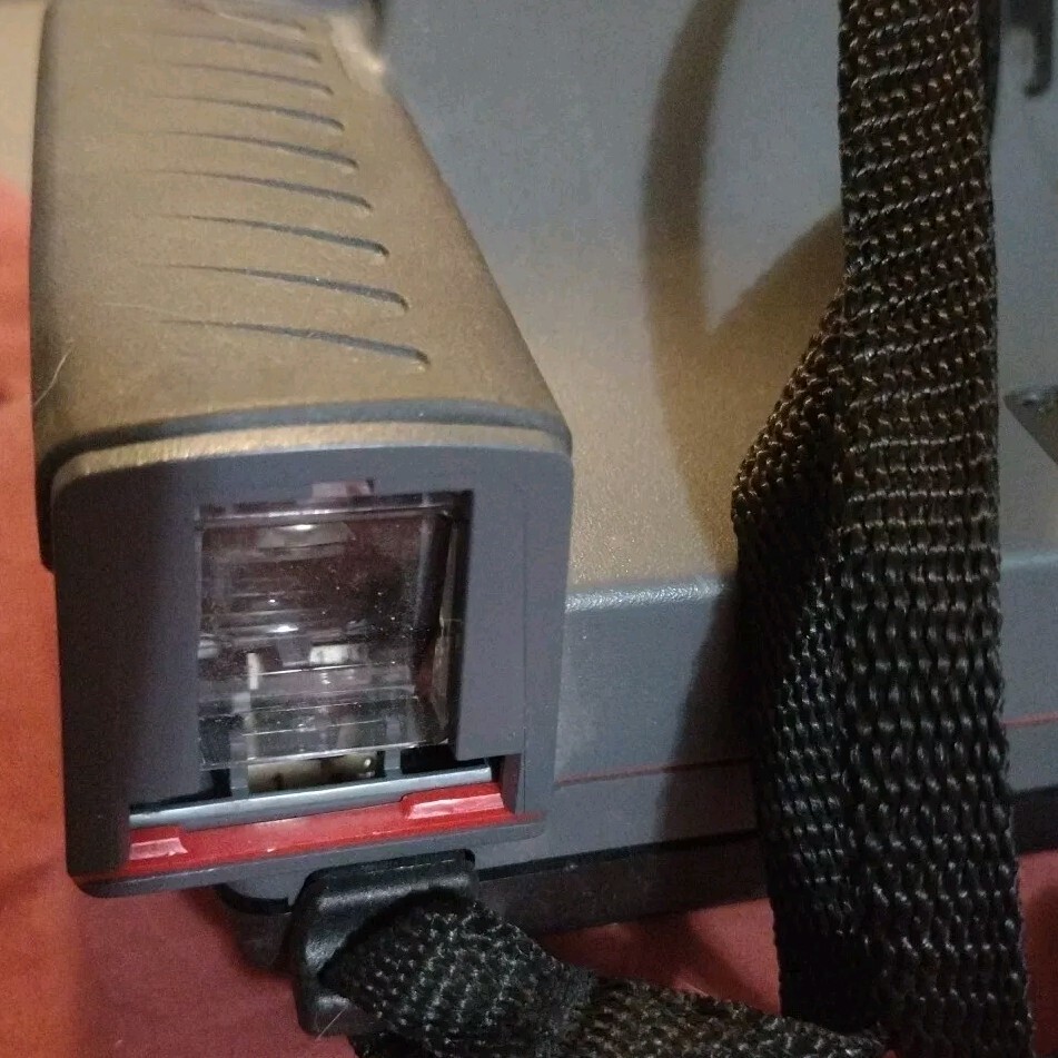 Polaroid Impulse Instant Camera With Strap Missing Eye Rubber Cover Tested