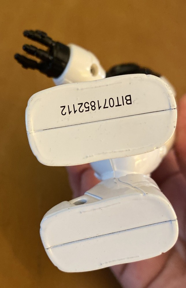 Brainstem Boxy Bot Series 1 White Robot - Touch Sensor Diecast Fully Posable