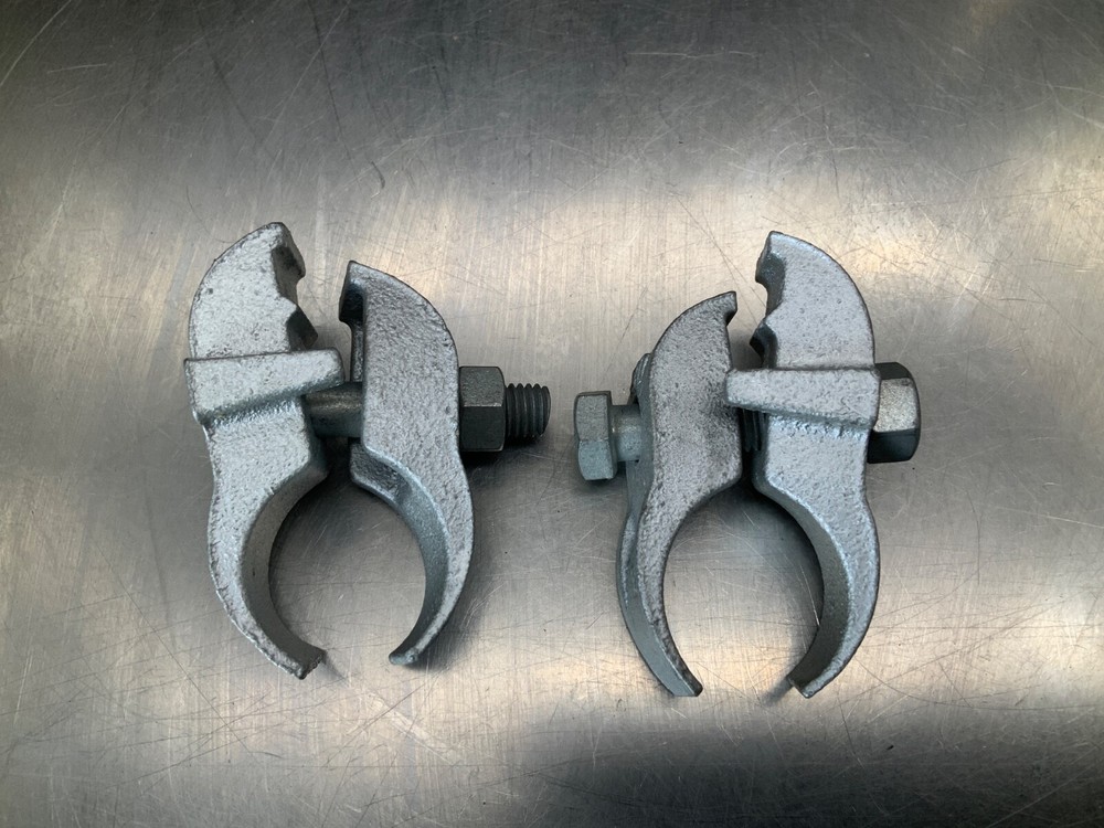 (2) SCI Galvanized Pipe Clamps 1-1/2"